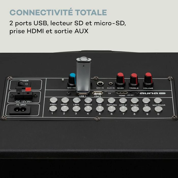 Auna Multimedia Système Karaoké KTV M 8 Auna Multimedia Système Karaoké KTV M – Image 6