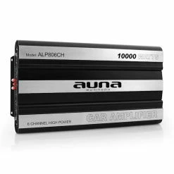 Auna Packs Sono Auto Set HiFi Voiture 4.1 "Suzuka" Ampli Auto + Subwoofer Plat 12" -Audio-et-HiFi Soldes 60000376 yy 0002 titel title auna 10000w 6 kanal auto endstufe