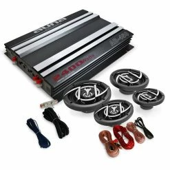 Auna Packs Sono Auto Platin Line 440 Système Hifi 4.0 De Voiture
