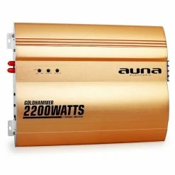 Auna Packs Sono Auto Golden Race V1 Système Hifi 2.0 De Voiture -Audio-et-HiFi Soldes 60000850 yy 0003 titel schraeg channel car amplifier gold