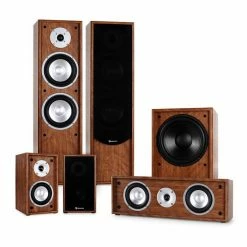 Auna Systèmes D´enceintes 5.1 Linie-300-WN Soundsystem 5.1
