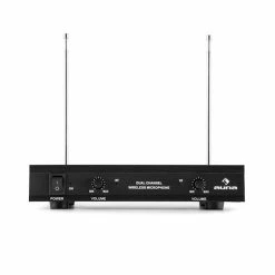 Electronic-Star Multimedia STAR-10A Chaîne Karaoké -Audio-et-HiFi Soldes 60001031 yy 0007 titel auna VHF Mic mit 2 Handteilen Schwarz