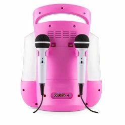Auna Multimedia Kara Liquida Rose + Dazzl Mic Kit 10 Auna Multimedia Kara Liquida Rose + Dazzl Mic Kit -Audio-et-HiFi Soldes 60002101 yy 0004 titel back auna Kara Liquida Design Karaokeanlage reedit
