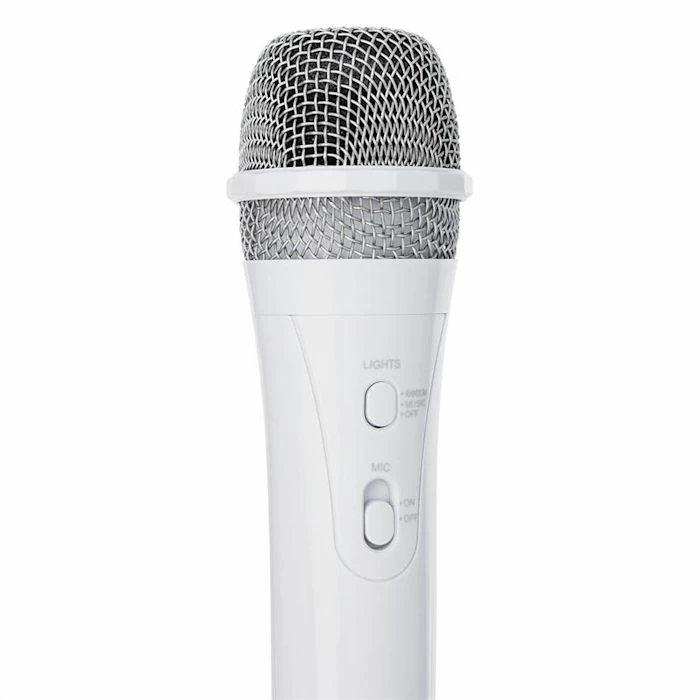 Auna Lecteurs & Chaînes Karaoké SingSing Blanc + Dazzl Mic Set – Image 6